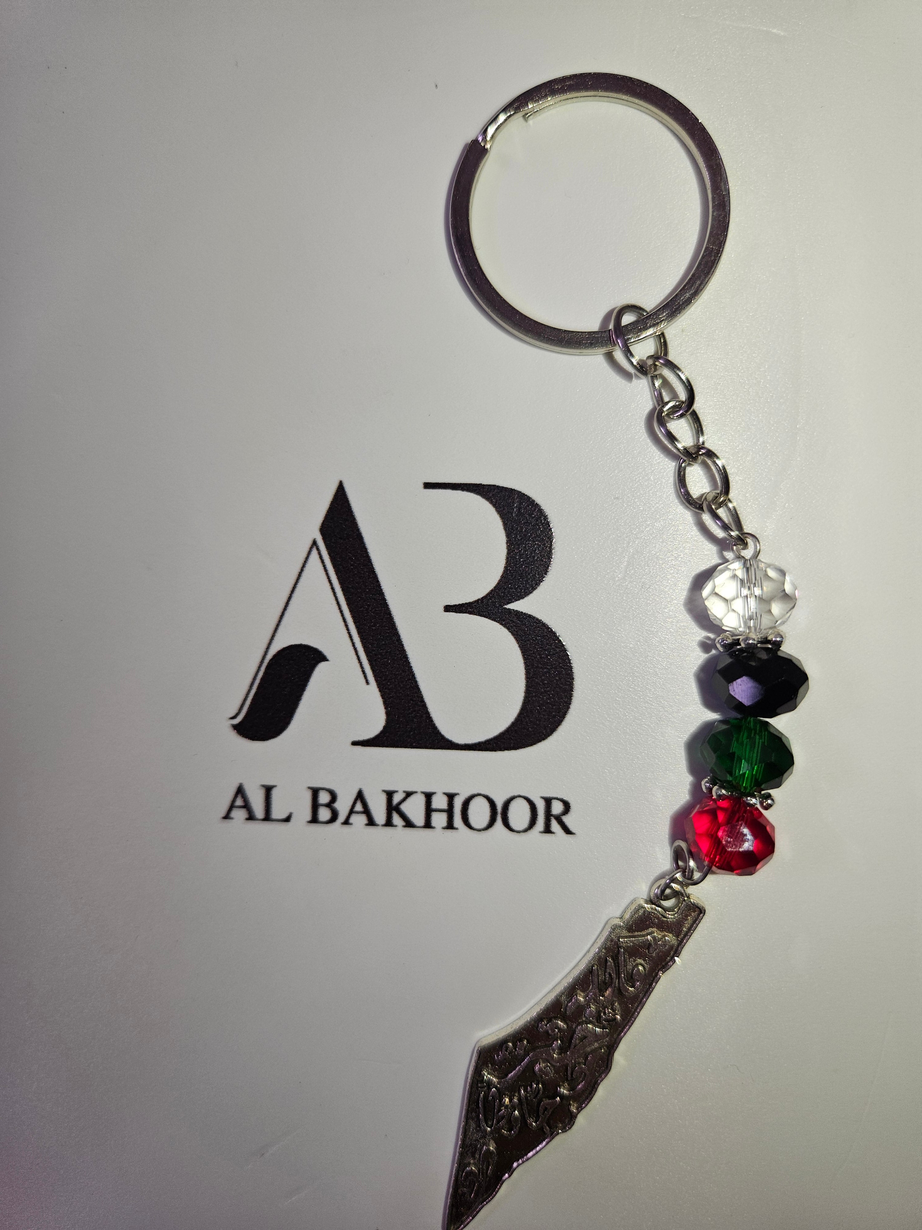 Colour beaded keying with large map