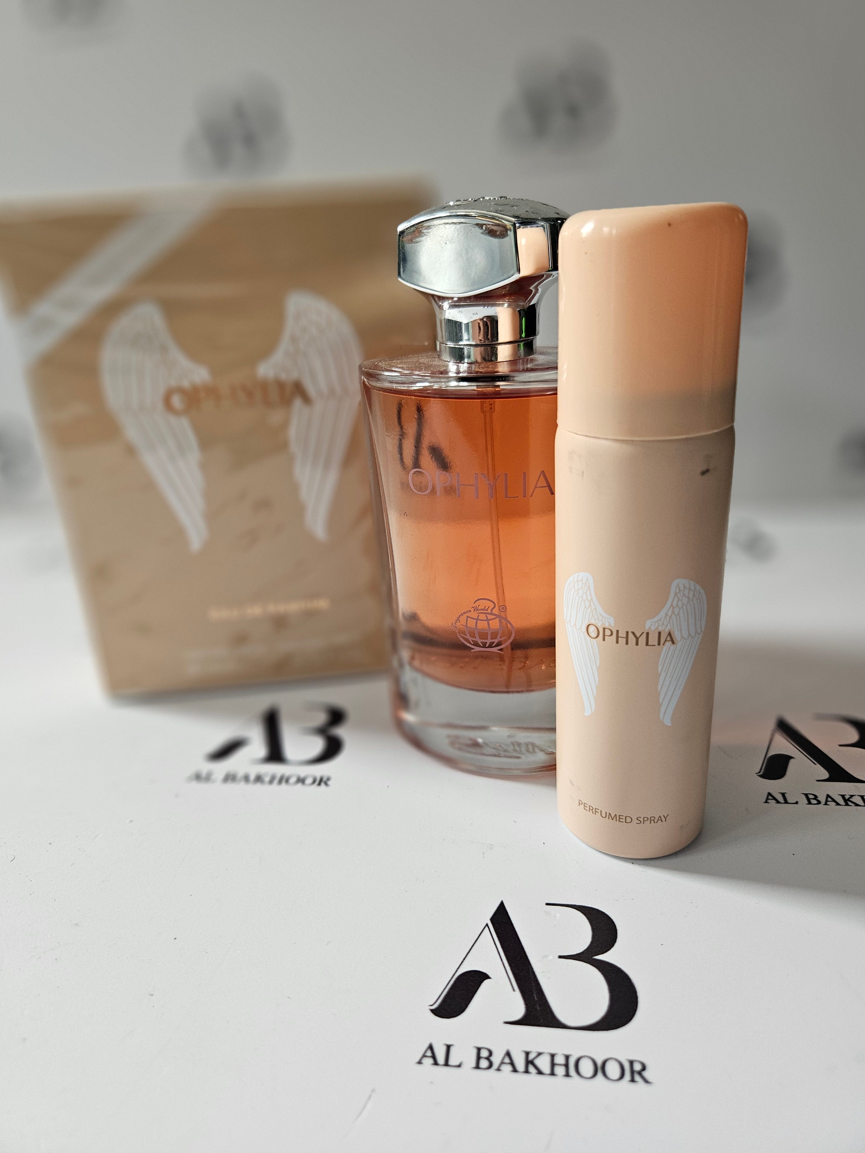 Ophylia Perfume and spray set