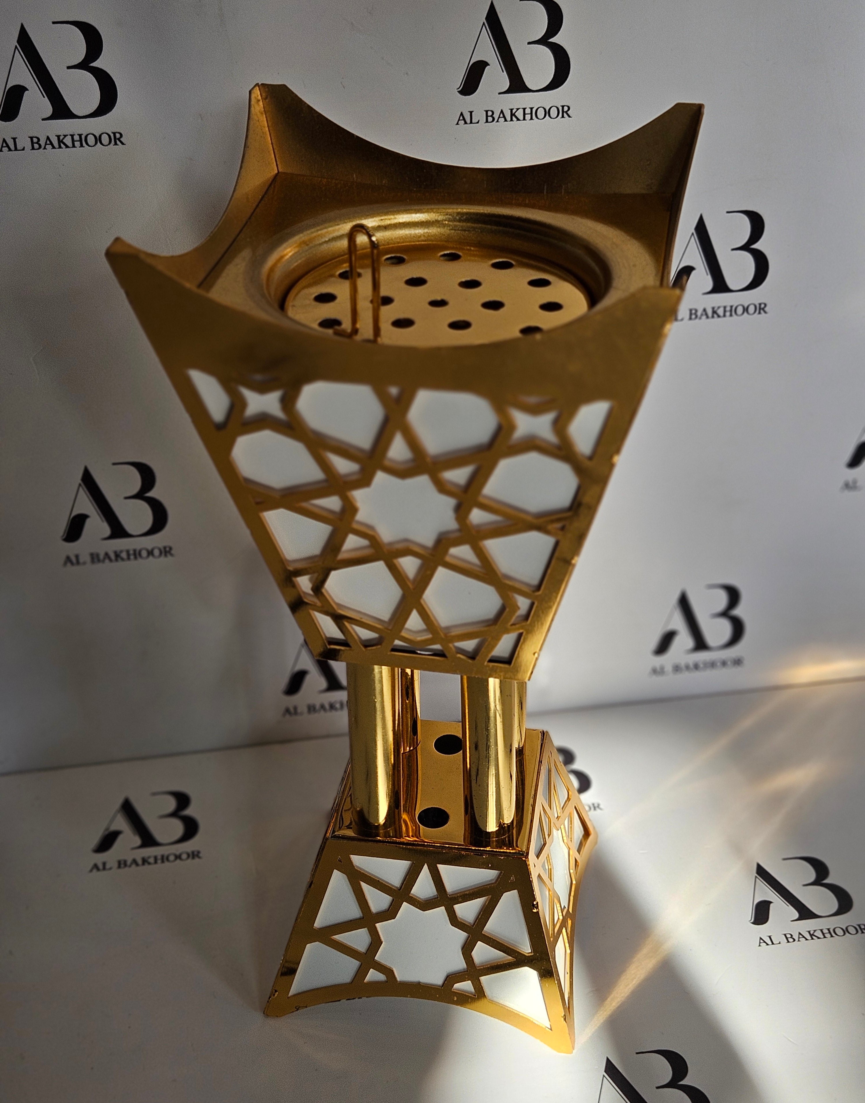 Gold and White Bakhoor / Incense Burner