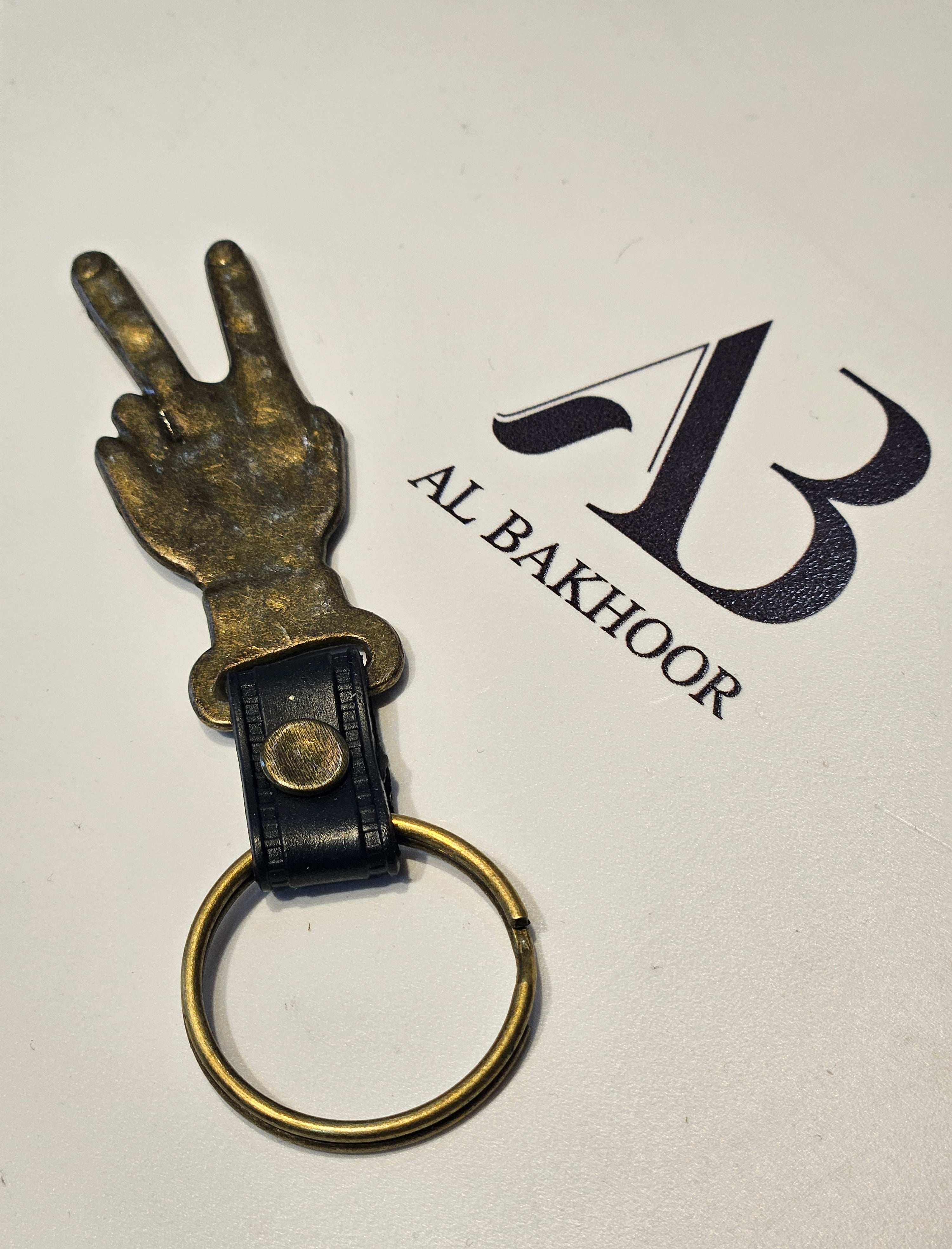Peace sign Keyring
