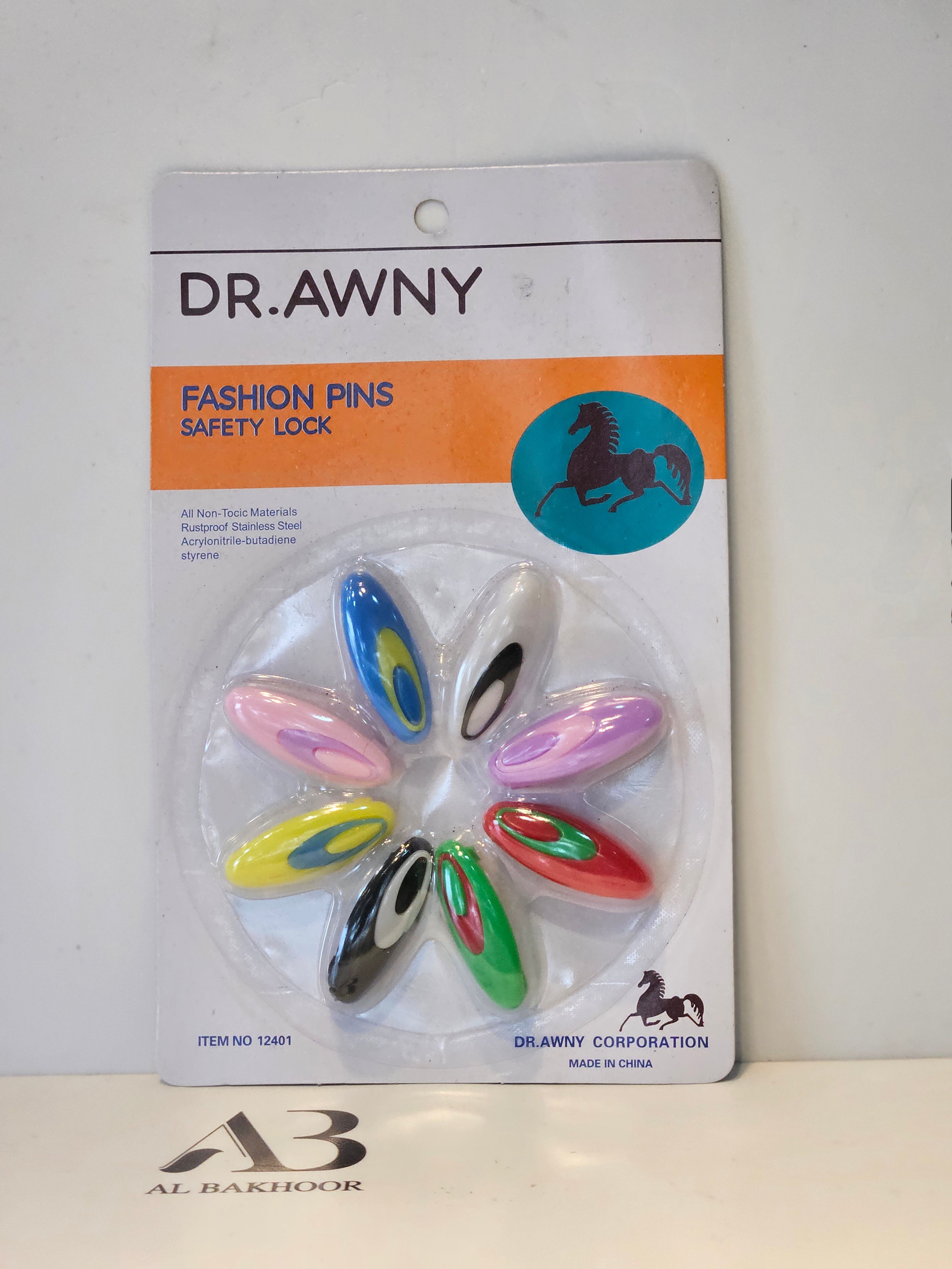 Pack of 8 safety pins