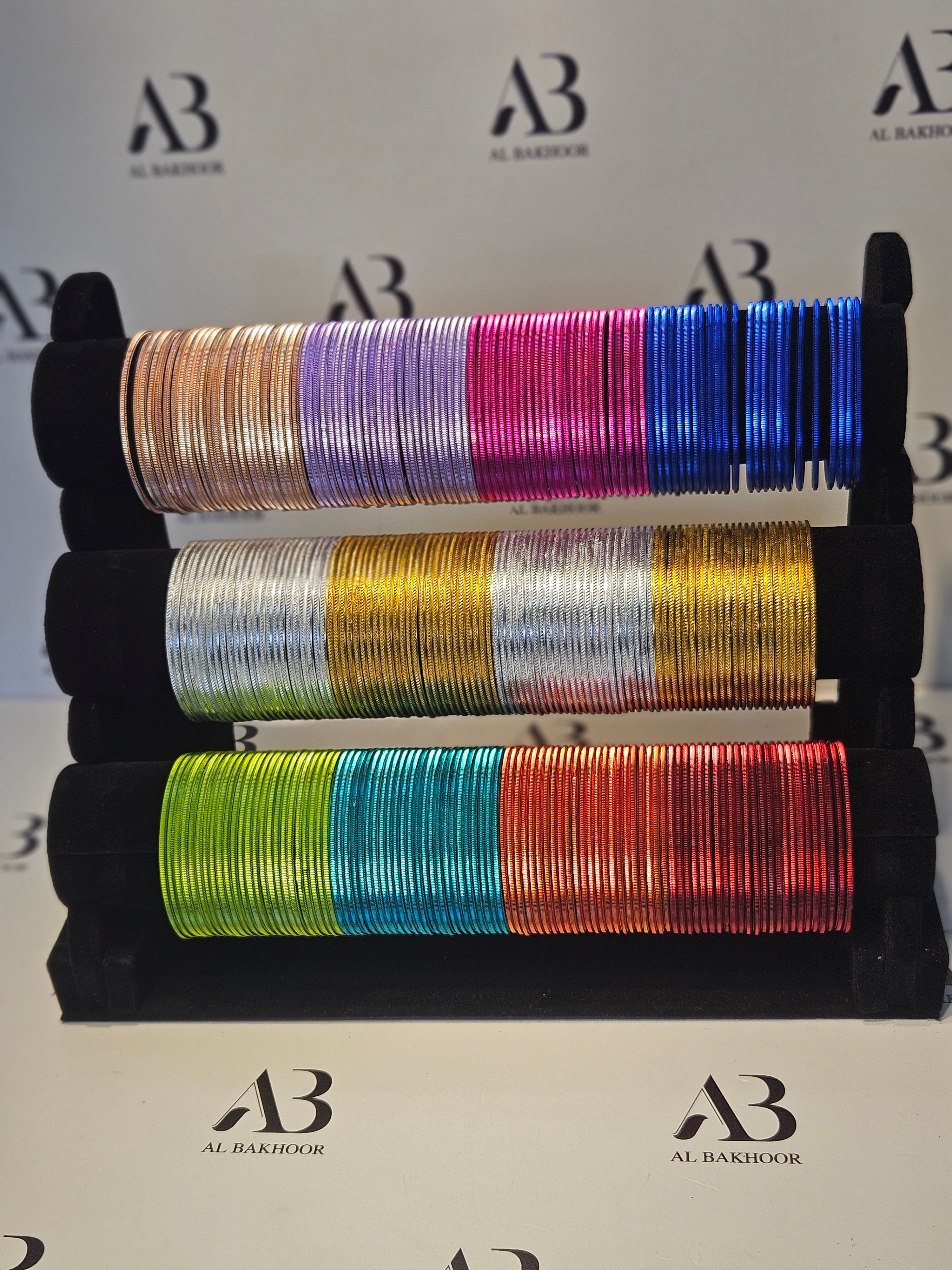 Womans Plain Coloured Bangles