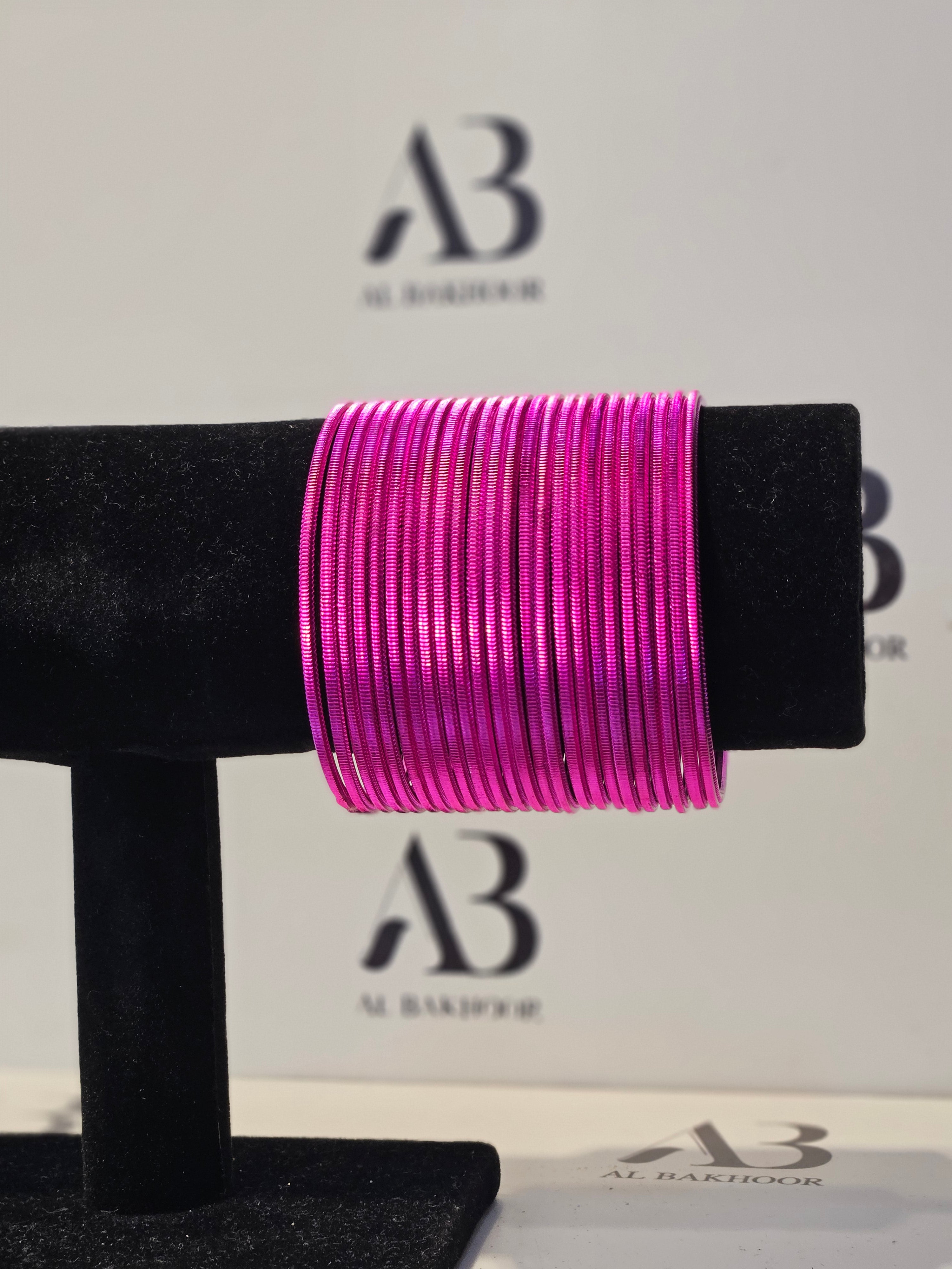 Womans Plain Coloured Bangles