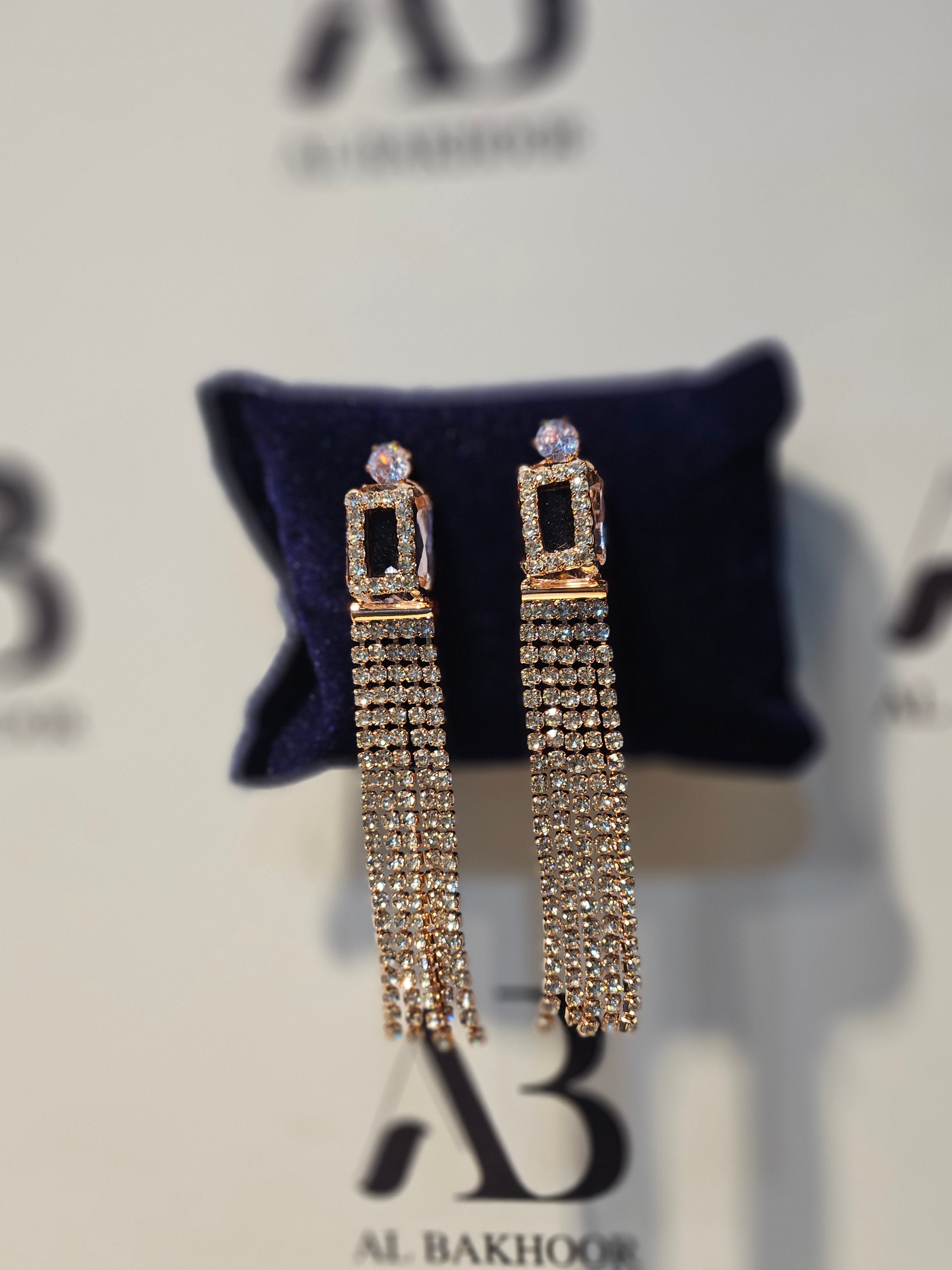 Womans Elegant Dangly Earrings