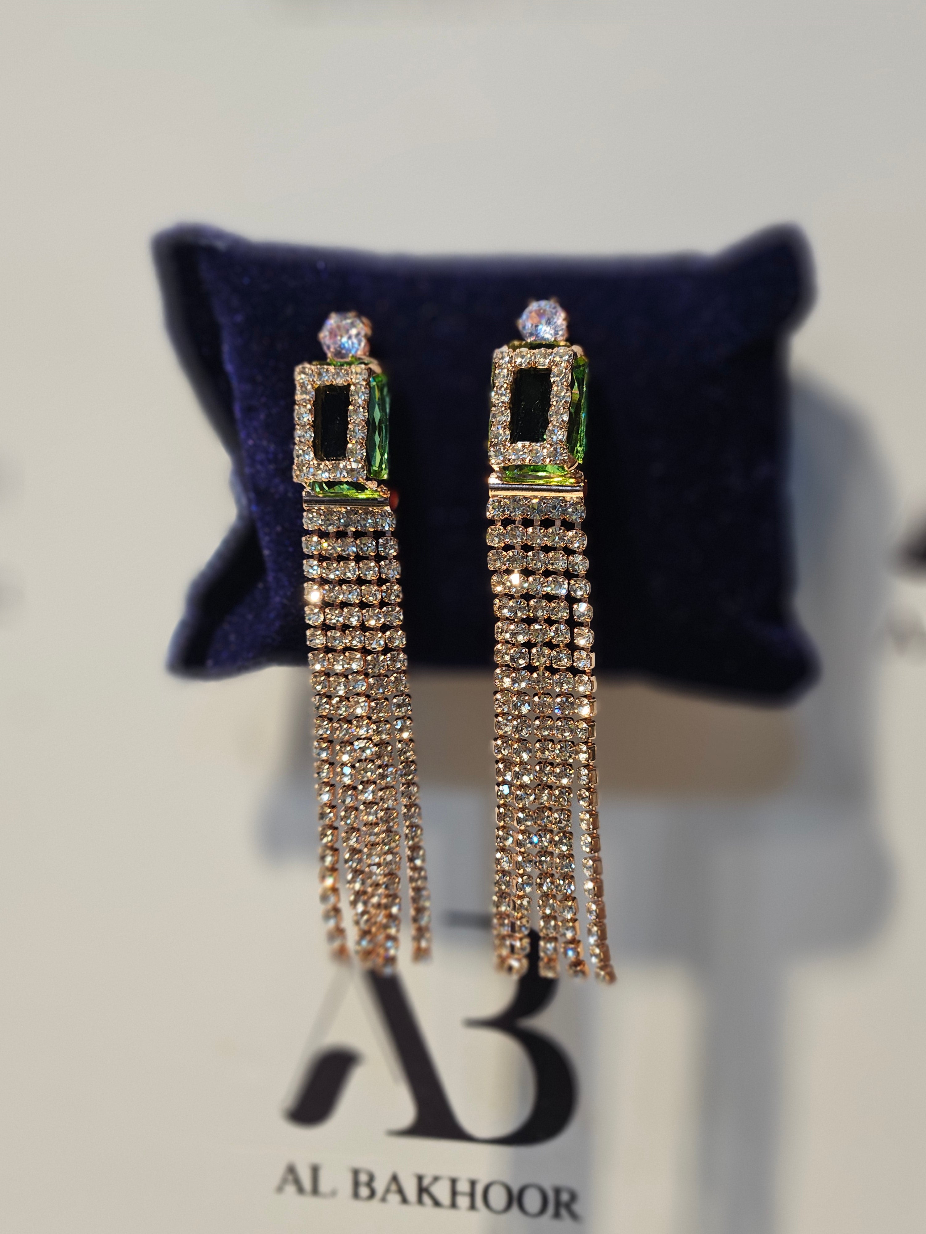 Womans Elegant Dangly Earrings