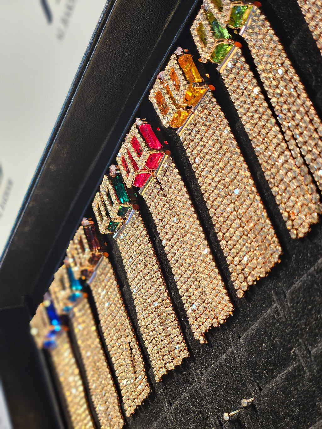 Womans Elegant Dangly Earrings