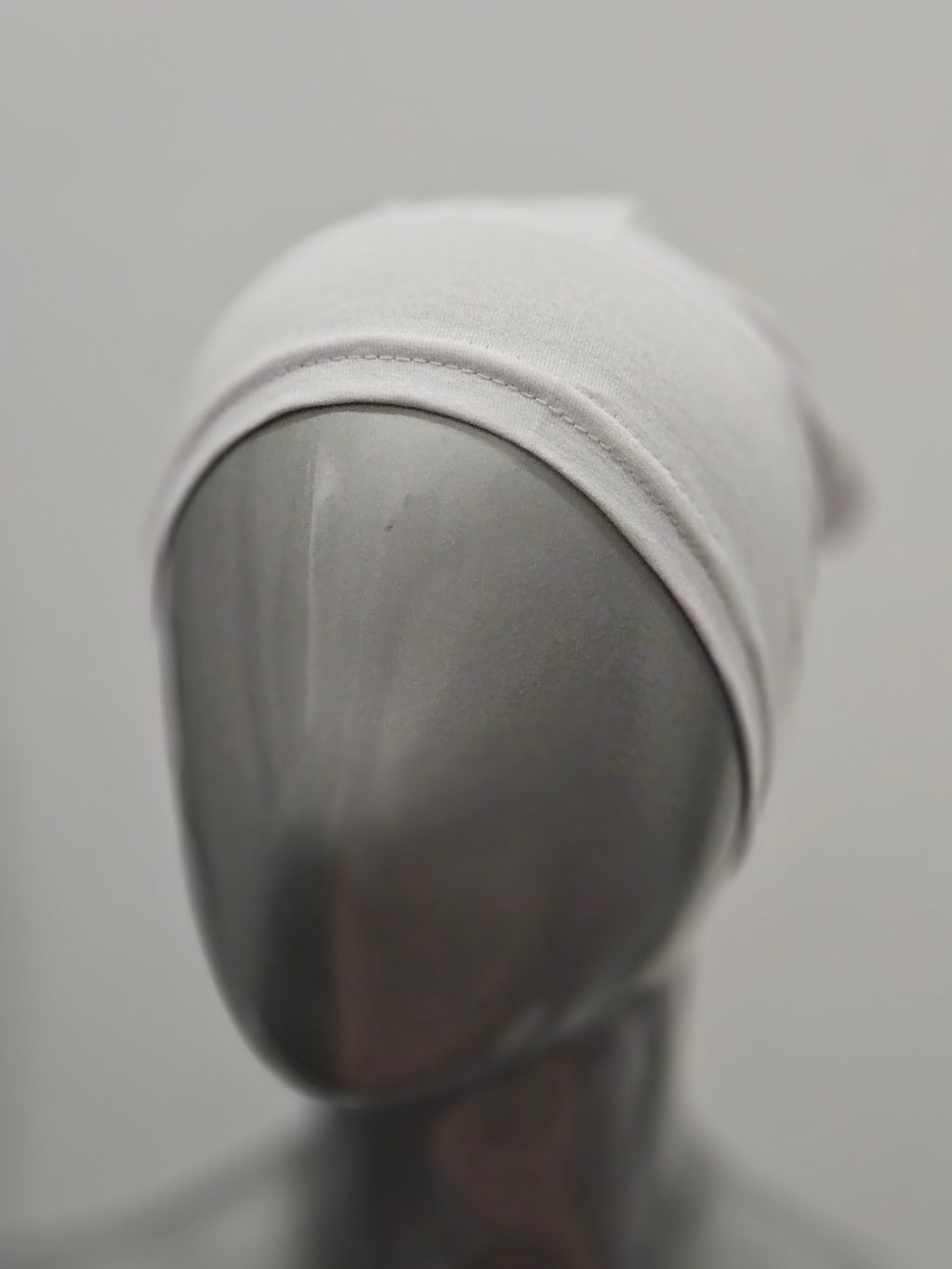 Black/ White Tube Bonnet for under scarves