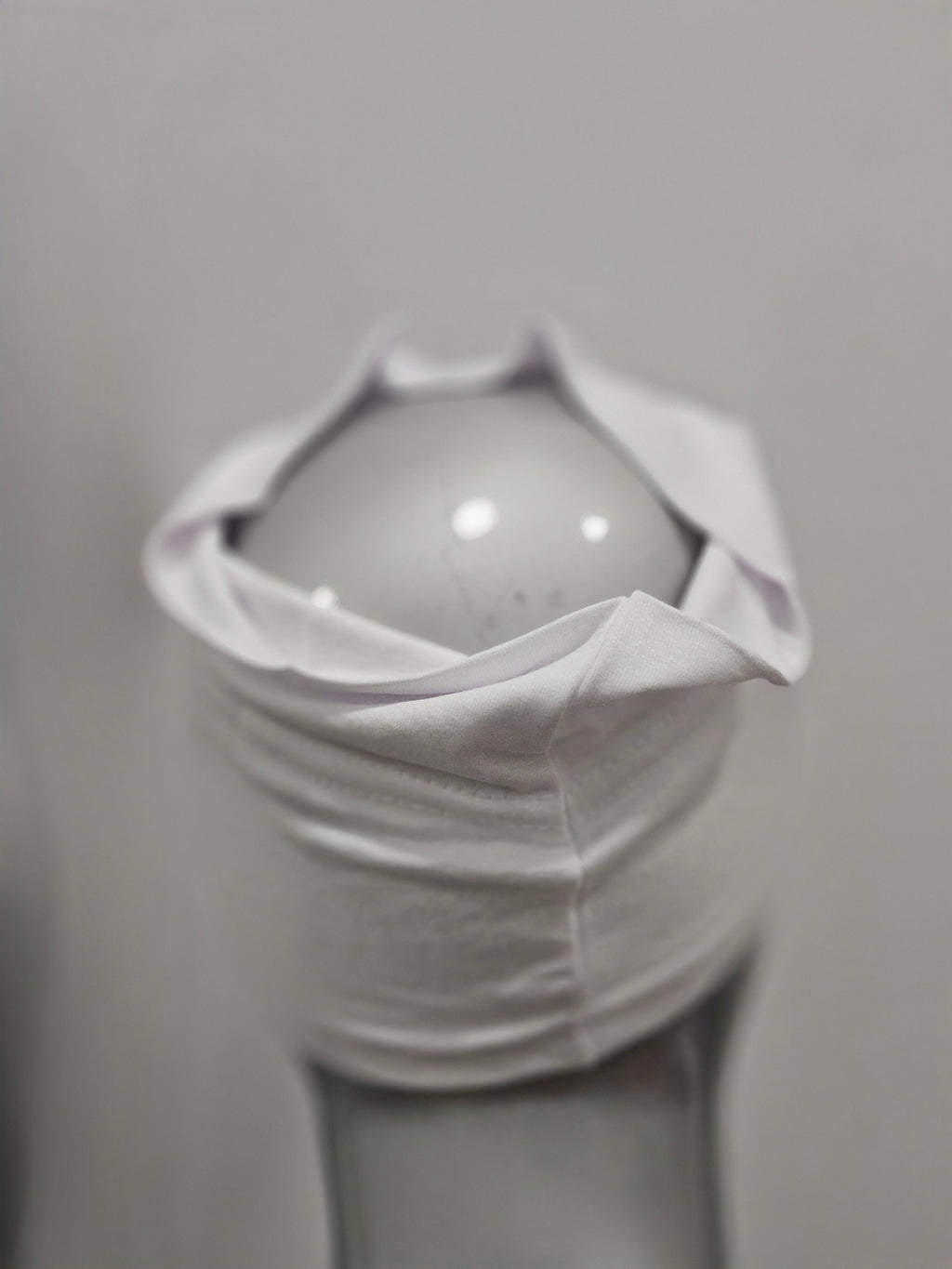 Black/ White Tube Bonnet for under scarves