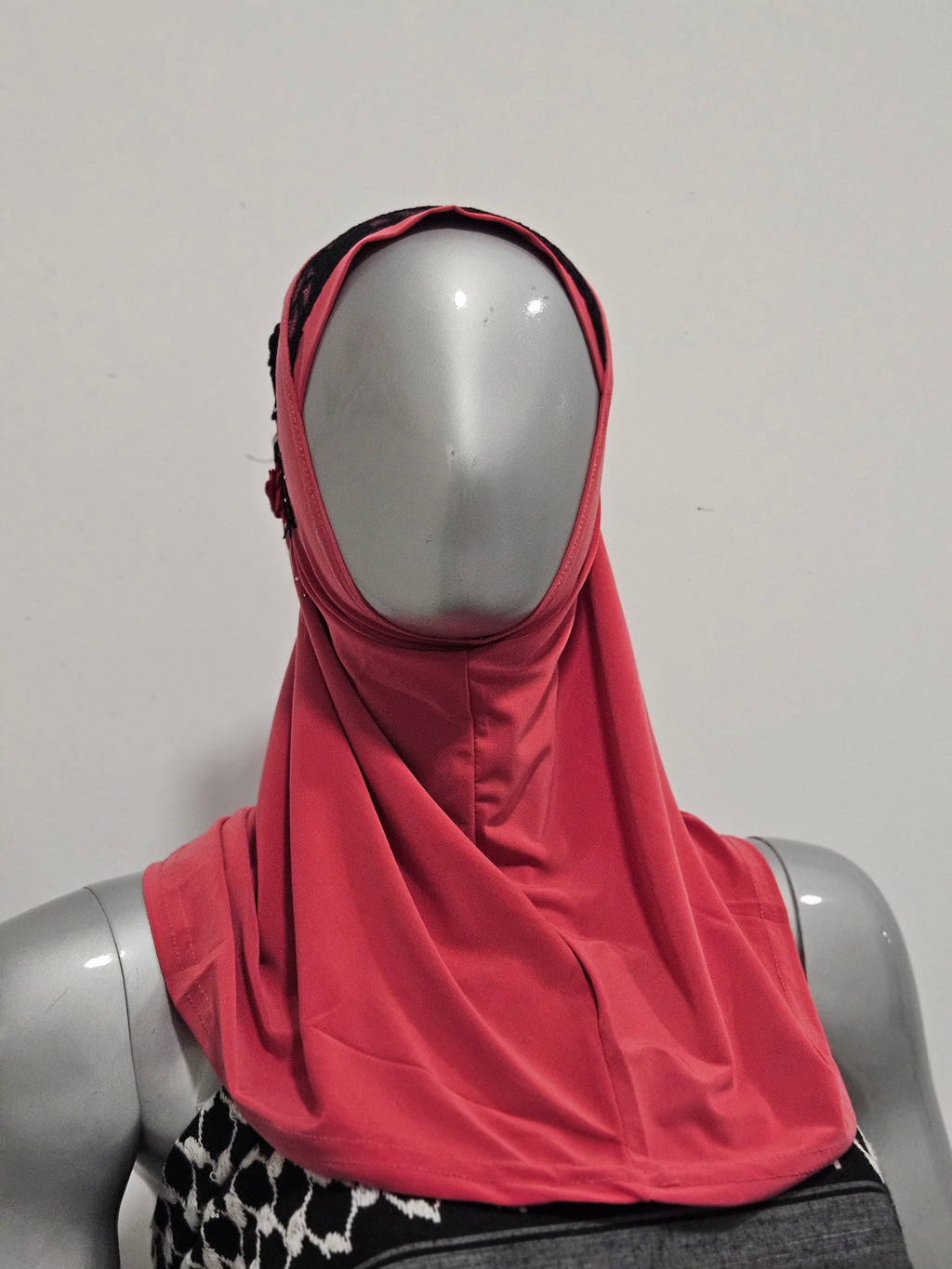 Girls Pull On Scarf with Flower Design