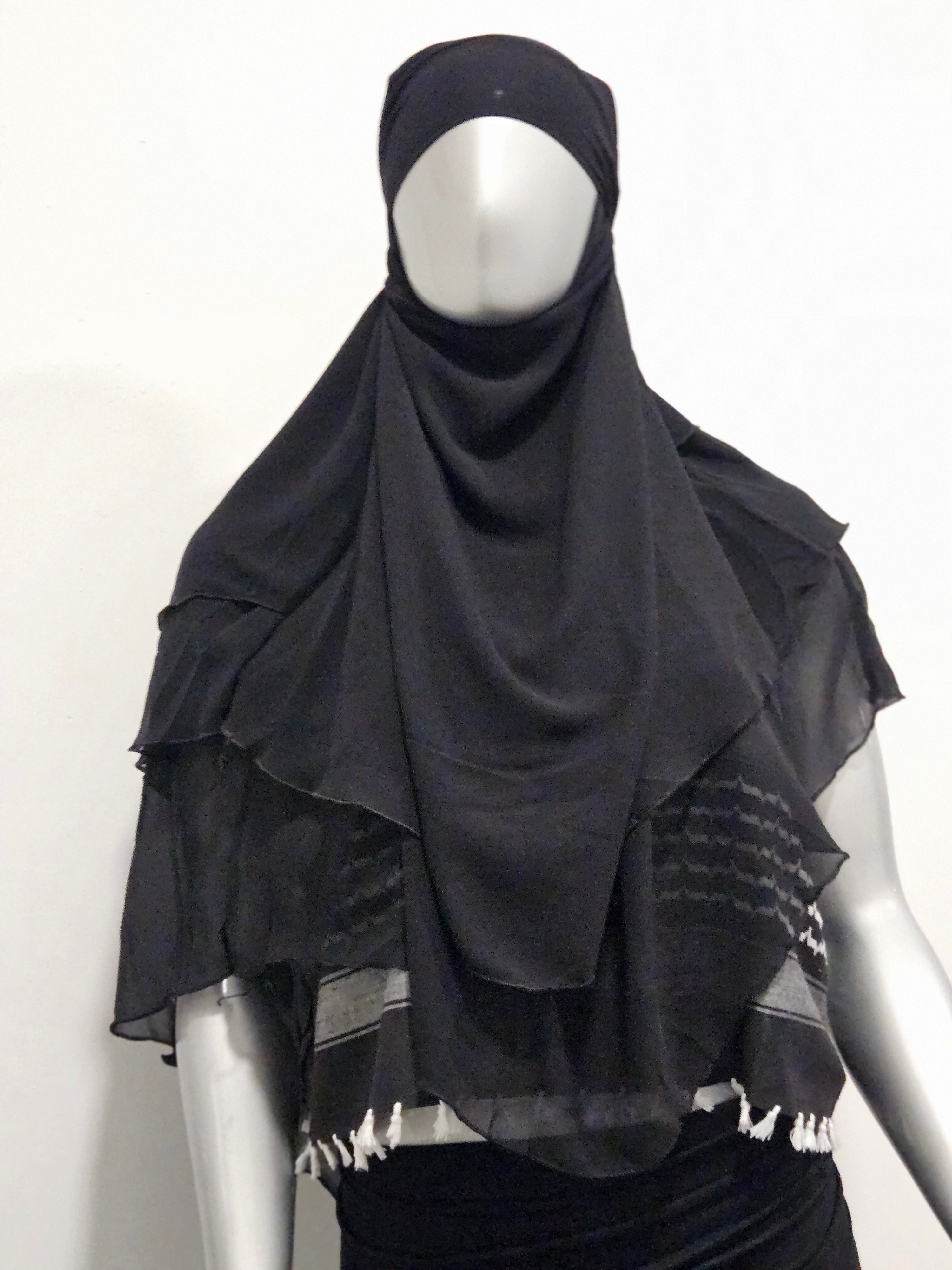 Three Layer Chiffon Hijabs