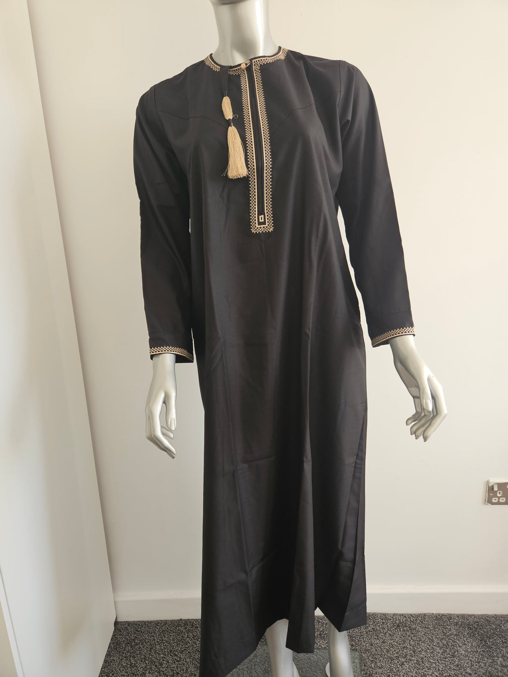Men's Black Thobe