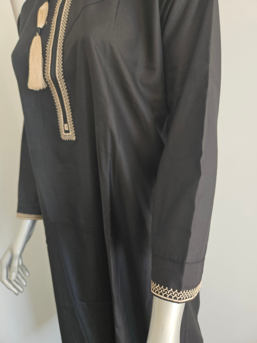 Men's Black Thobe